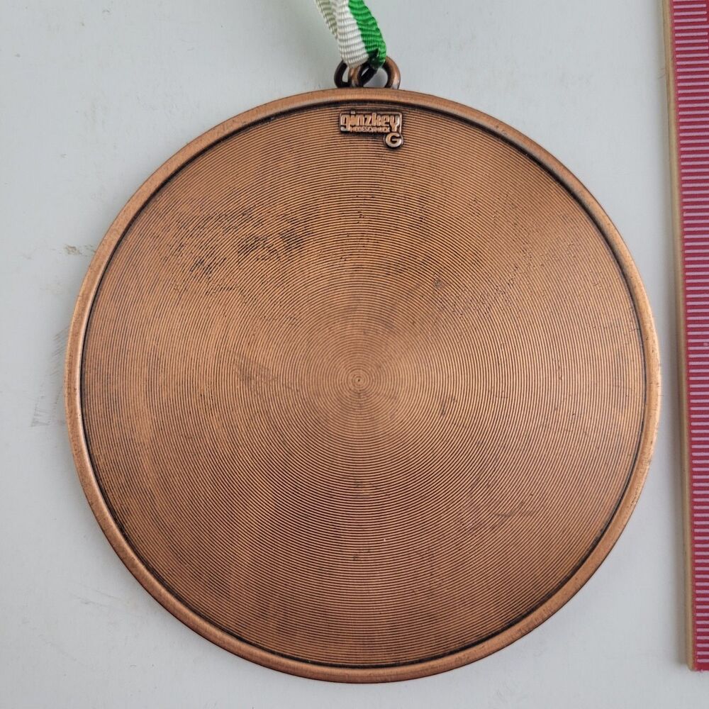 1980 "10. Int. Volkswandertag" WANDERTAGE WAPPEN DER HANSTATTEN MEDAL - Picture 3 of 3
